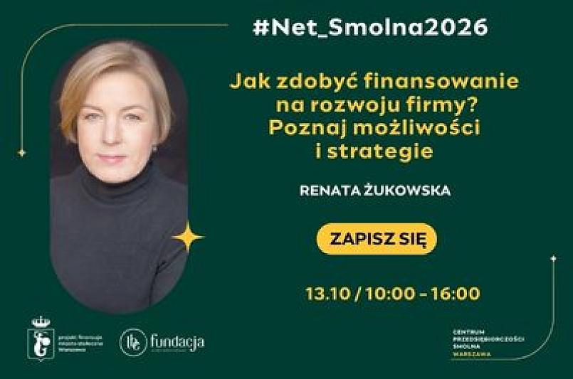 #Net_Smolna2026: Finansowanie rozwoju firmy – możliwości i strategie