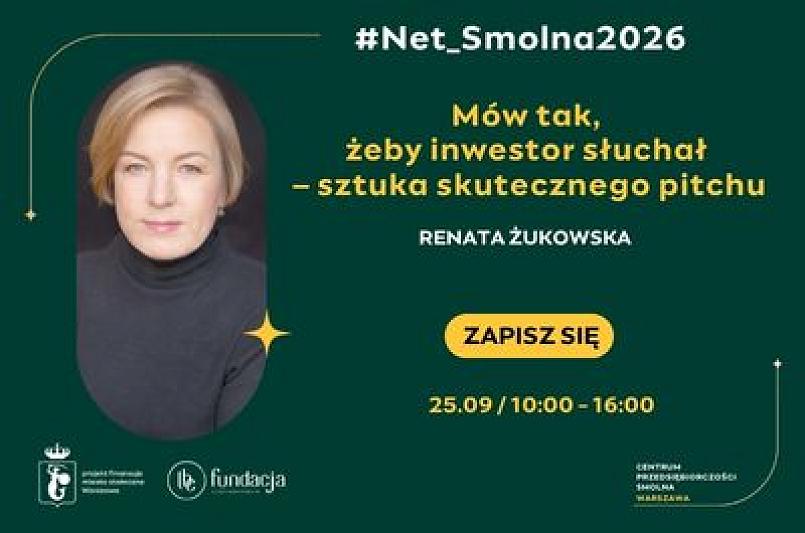 #Net_Smolna2026: Mów tak, żeby inwestor słuchał – sztuka skutecznego pitchu
