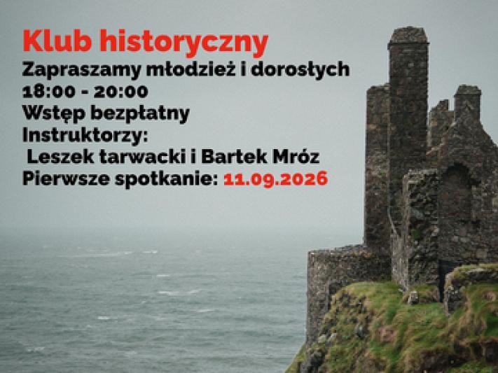 Klub historyczny w WCK Filia Aleksandrów