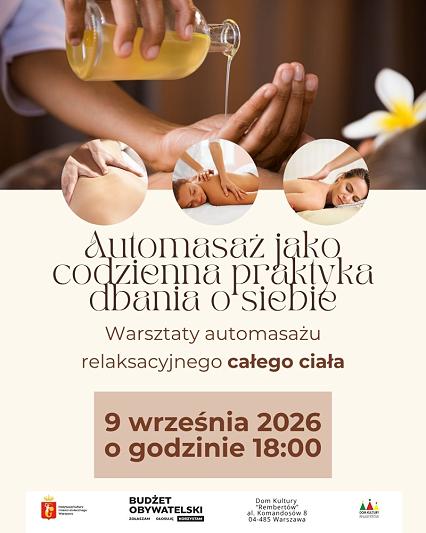 Warsztaty z automasażu relaksacyjnego