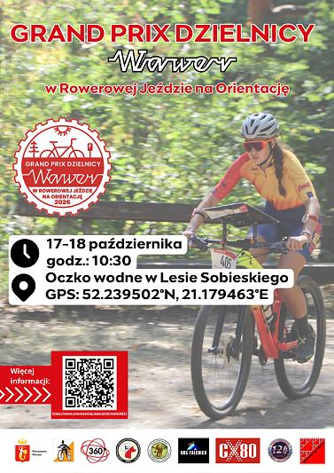 Grand Prix Dzielnicy Wawer w rowerowej jeździe na orientację