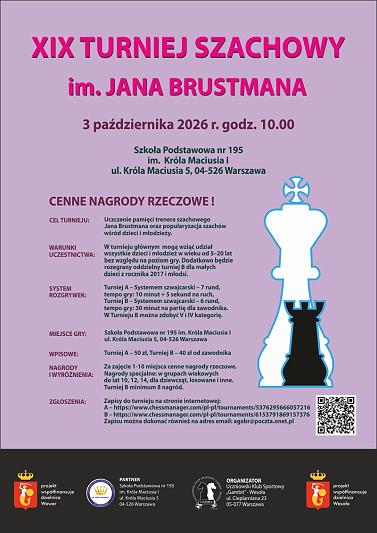 XIX Turniej Szachowy im. Jana Brustmana