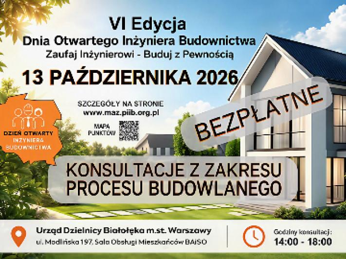 Bezpłatne konsultacje z inżynierami budownictwa