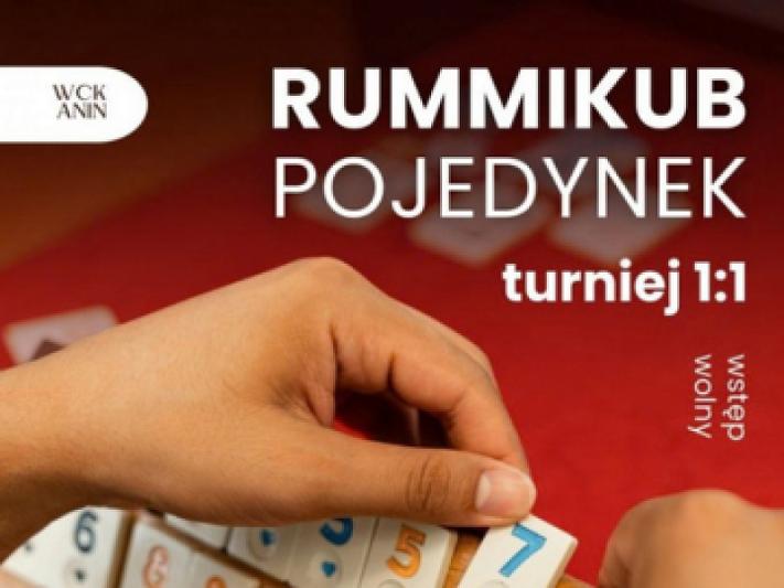 Turniej Rummikub w formule 1:1 w WCK Filia Anin