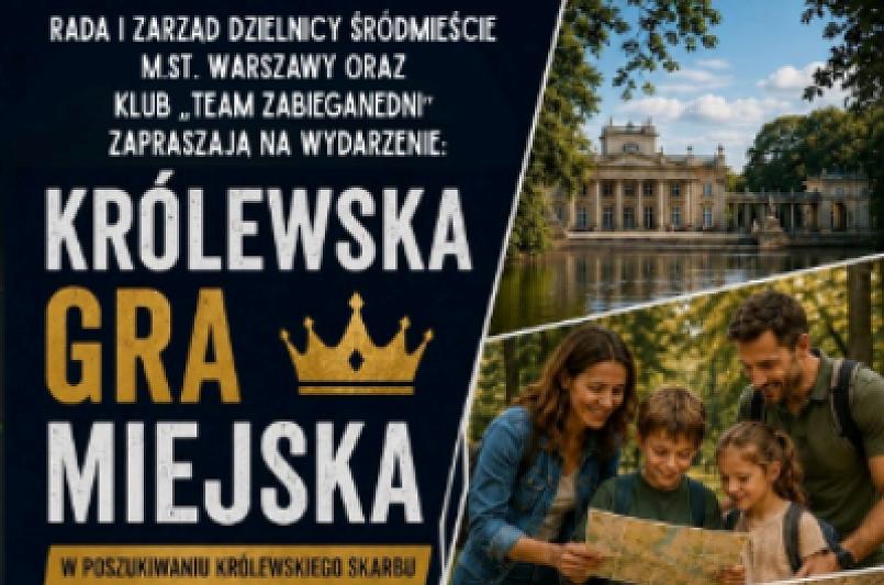 Rodzinna gra miejska w Śródmieściu. Odkryj królewskie tajemnice Warszawy