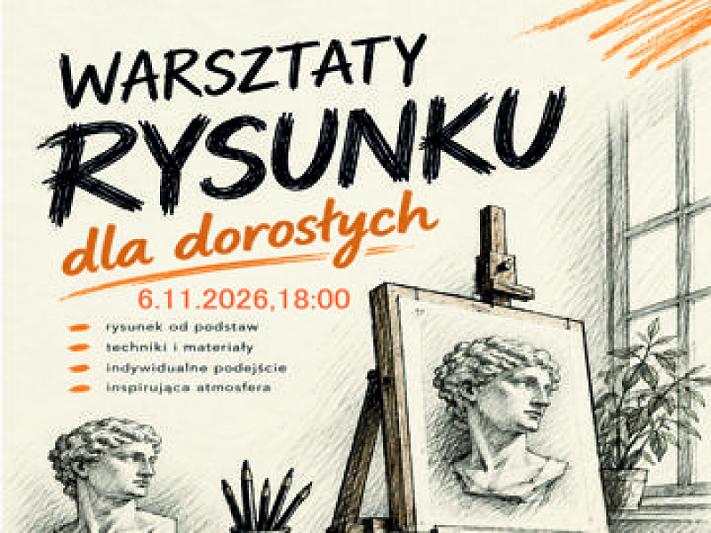 „Przy sztalugach”- warsztaty rysunku